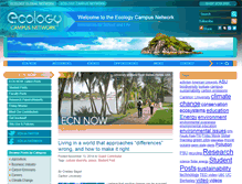 Tablet Screenshot of campus.ecology.com
